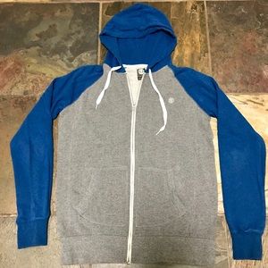 Full-zip, light weight hoodie